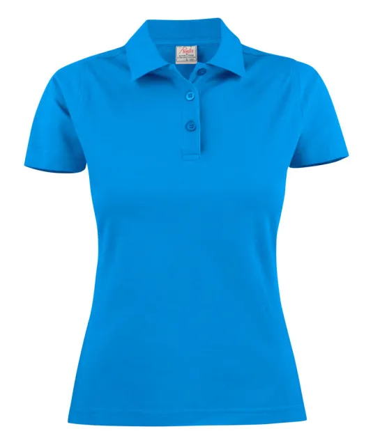 Surf Light  Polo Pique Dames Oceaan blauw