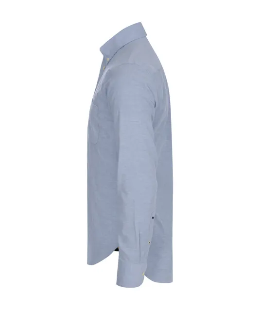 Yellow Bow 54  Hemd Regular Fit Heren Lichtblauw