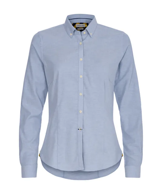 Yellow Bow 54  Hemd Dames Wit