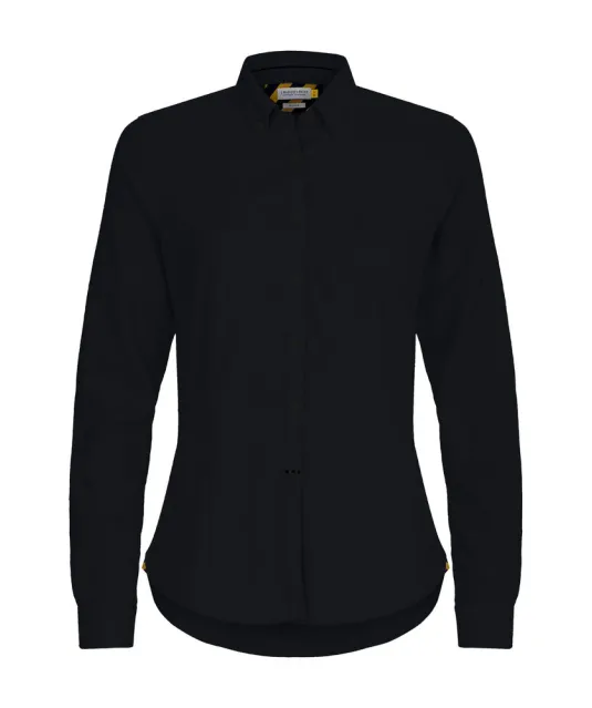 Yellow Bow 54  Hemd Dames Zwart