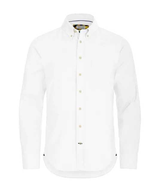 Yellow Bow 54  Hemd Slim Fit Heren Wit