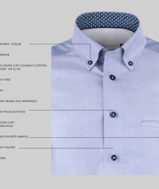 Red Bow 121  Hemd Slim Fit Heren Wit