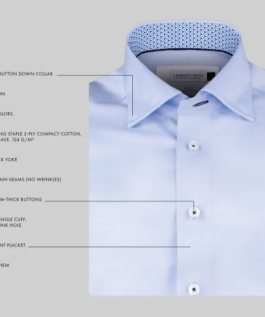 Red Bow 122  Hemd Slim Fit Heren Wit