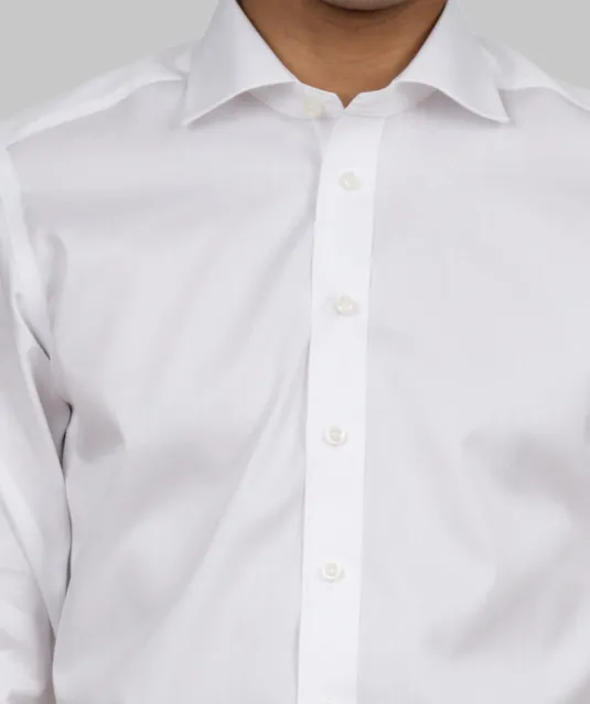 Green Bow 01  Hemd Slim Fit Heren Wit