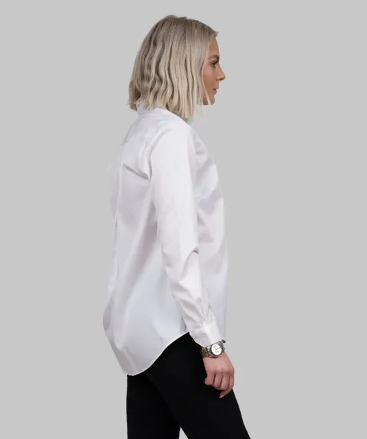 Green Bow 01  Hemd Relaxed Fit Dames Wit