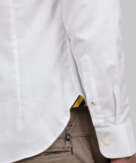 Yellow Bow 54  Hemd Slim Fit Heren Wit