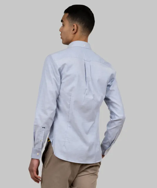 Yellow Bow 54  Hemd Slim Fit Heren Lichtblauw