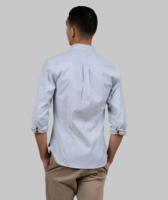 Yellow Bow 54  Hemd Slim Fit Heren Lichtblauw