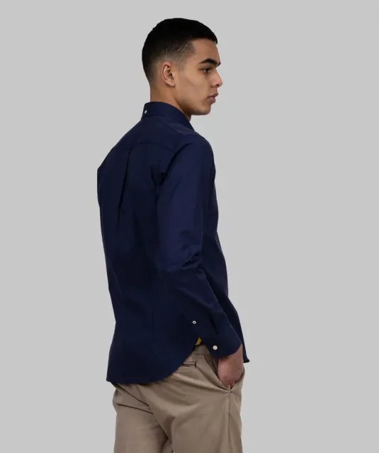 Yellow Bow 54  Hemd Slim Fit Heren Marine