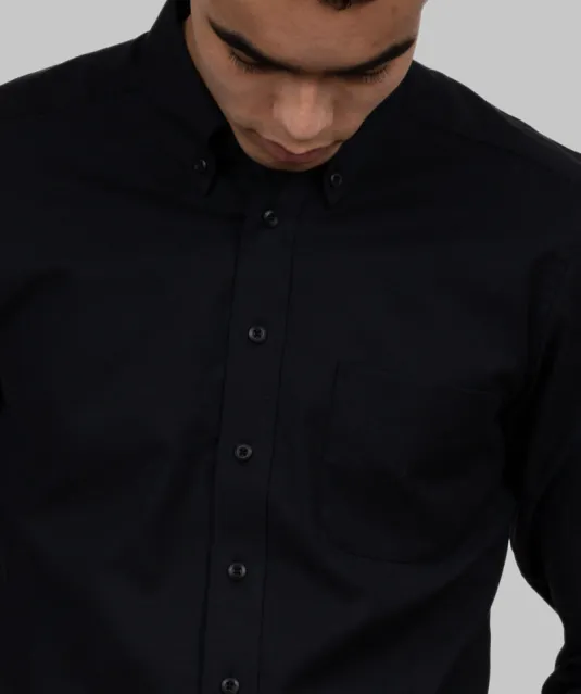 Yellow Bow 54  Hemd Slim Fit Heren Zwart