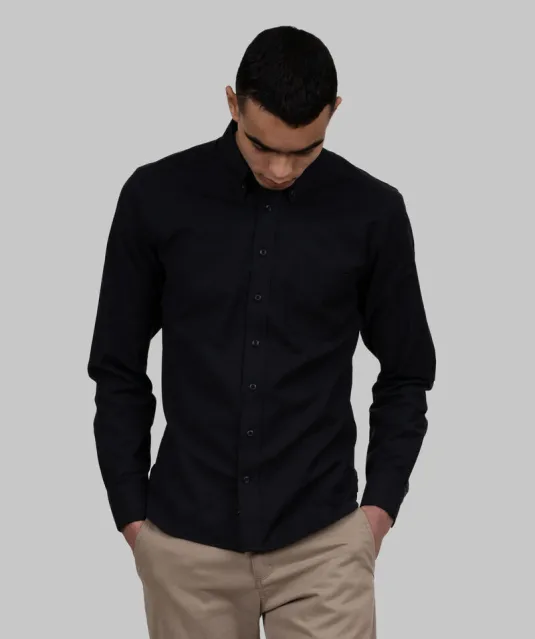 Yellow Bow 54  Hemd Slim Fit Heren Zwart