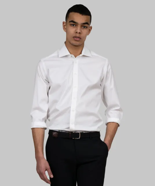Black Bow 60  Hemd Slim Fit Heren Wit
