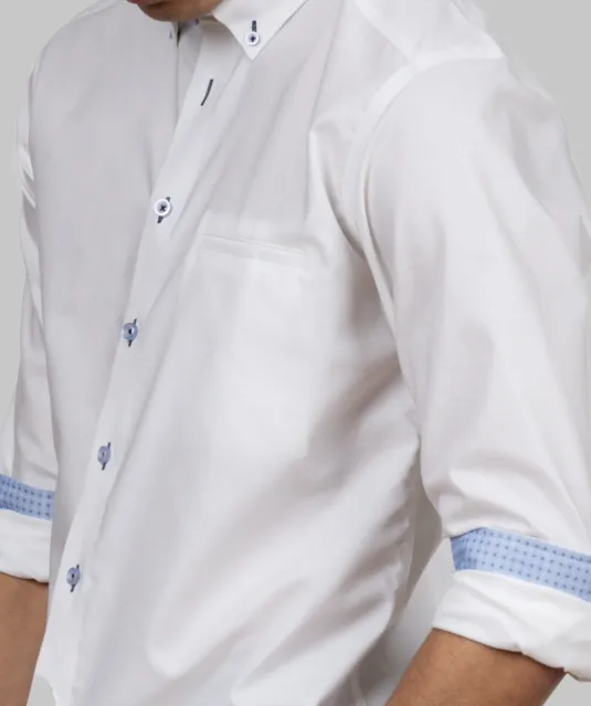 Red Bow 121  Hemd Slim Fit Heren Wit