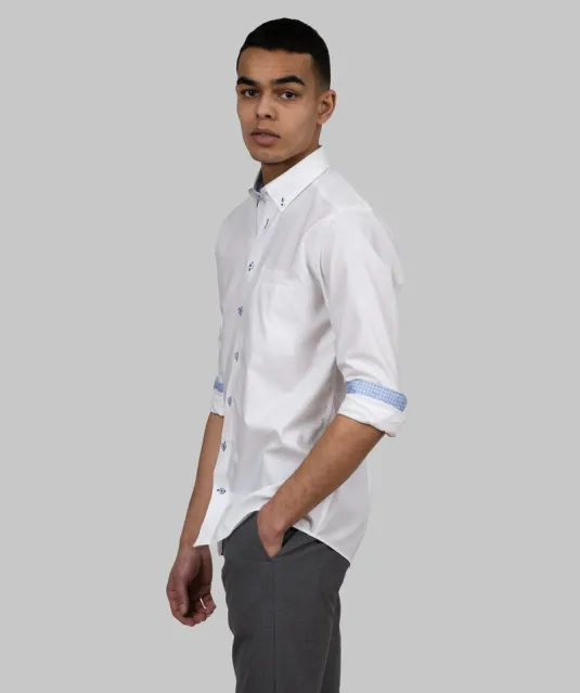 Red Bow 121  Hemd Slim Fit Heren Wit