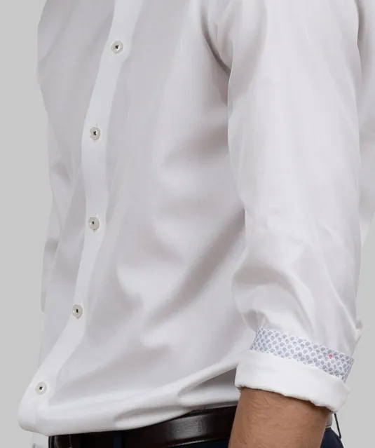 Red Bow 122  Hemd Slim Fit Heren Wit