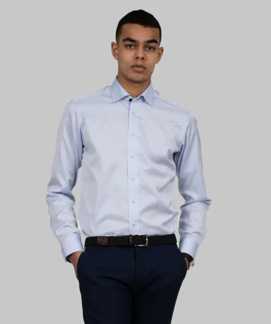 Red Bow 122  Hemd Slim Fit Heren Lichtblauw