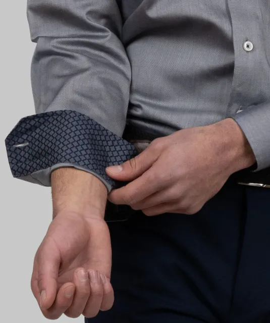 Red Bow 122  Hemd Slim Fit Heren Grijs