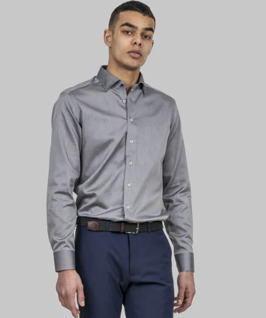 Red Bow 122  Hemd Slim Fit Heren Grijs