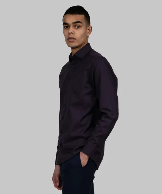 Purple Bow 142  Hemd Slim Fit Heren Paars