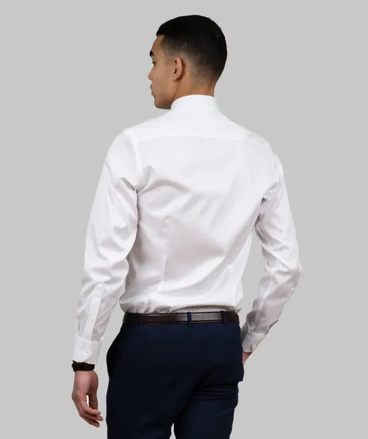 Green Bow 01  Hemd Slim Fit Heren Wit