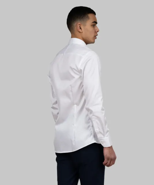 Green Bow 01  Hemd Slim Fit Heren Wit