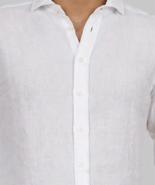 Indigo Bow 33  Hemd Slim Fit Heren Wit