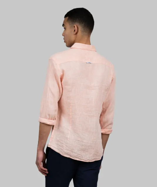 Indigo Bow 33  Hemd Slim Fit Heren Oranje