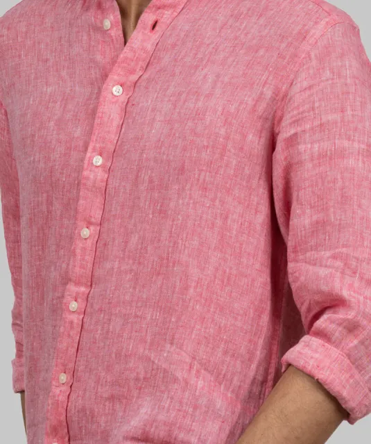 Indigo Bow 33  Hemd Slim Fit Heren Rood