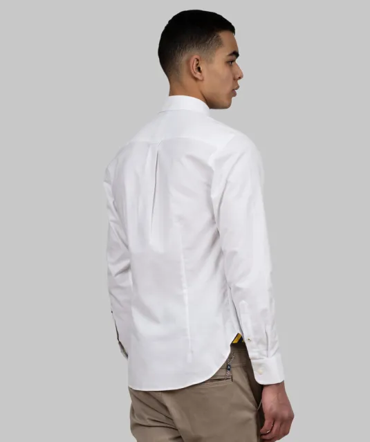 Yellow Bow 54  Hemd Slim Fit Heren Wit