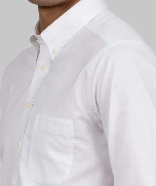 Yellow Bow 54  Hemd Slim Fit Heren Wit