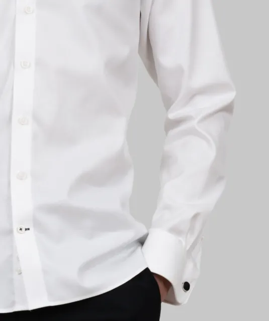 Black Bow 60  Hemd Slim Fit Heren Wit