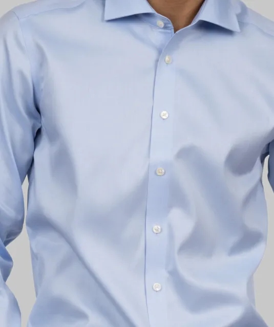 Black Bow 60  Hemd Slim Fit Heren Lichtblauw