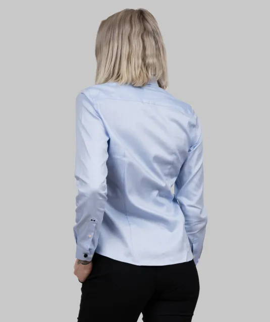 Black Bow 60  Hemd Dames Lichtblauw