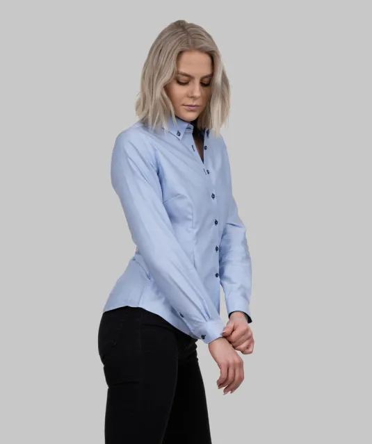 Red Bow 121  Hemd Dames Wit