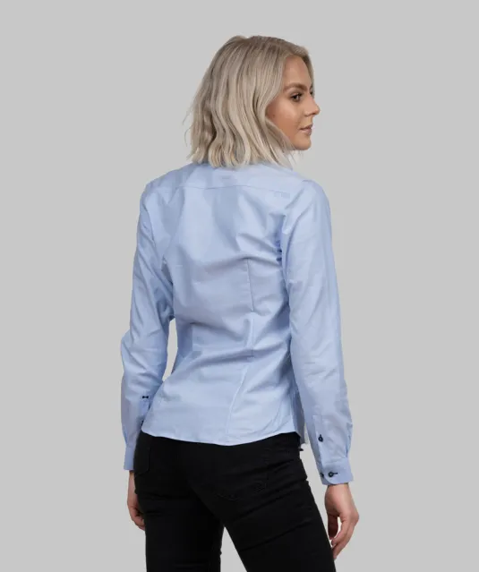 Red Bow 121  Hemd Dames Lichtblauw