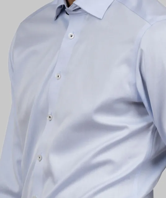 Red Bow 122  Hemd Slim Fit Heren Lichtblauw