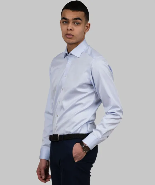 Red Bow 122  Hemd Slim Fit Heren Lichtblauw