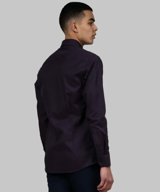 Purple Bow 142  Hemd Slim Fit Heren Paars