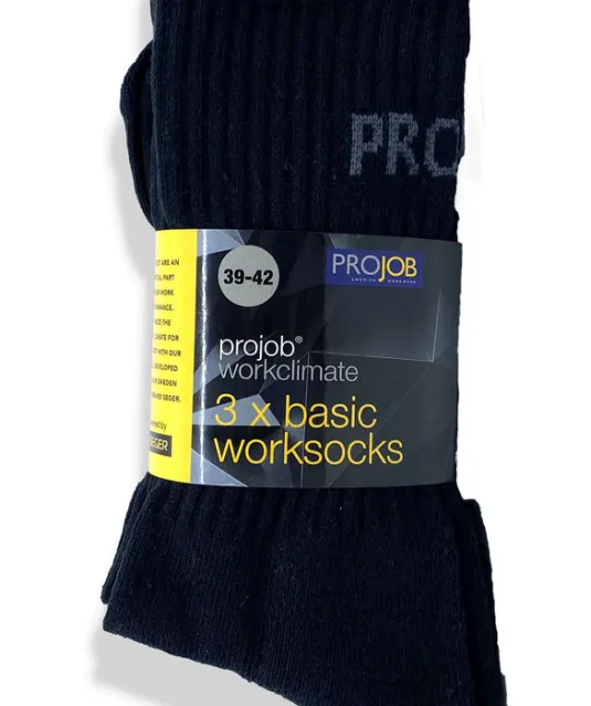 9080 SOKKEN (PAKKET VAN 3 PAAR) Zwart