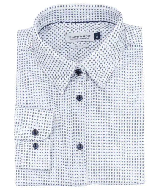 Indigo Bow 131 Hemd Dames Hemelsblauw print