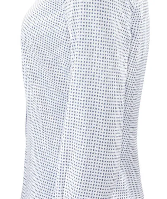 Indigo Bow 131 Hemd Dames Hemelsblauw print