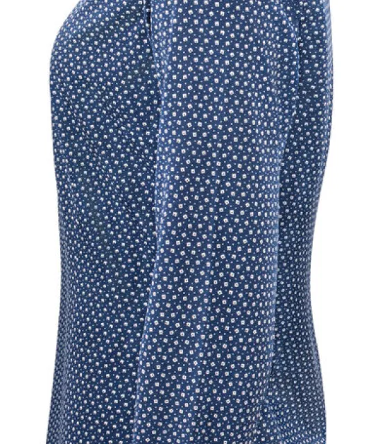 Indigo Bow 131 Hemd Dames Marine print