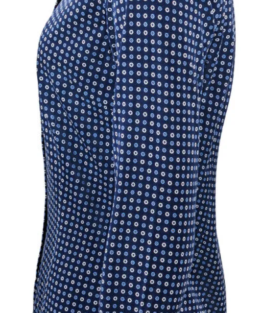 Indigo Bow 131 Hemd Dames Blauwe print