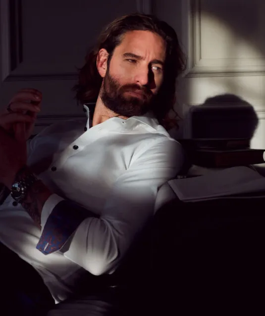 Purple Bow 146  Hemd Slim Fit Heren Ecru