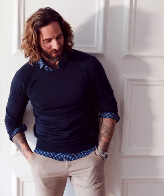 Indigo Bow 131  Hemd Slim Fit Heren Hemelsblauw print