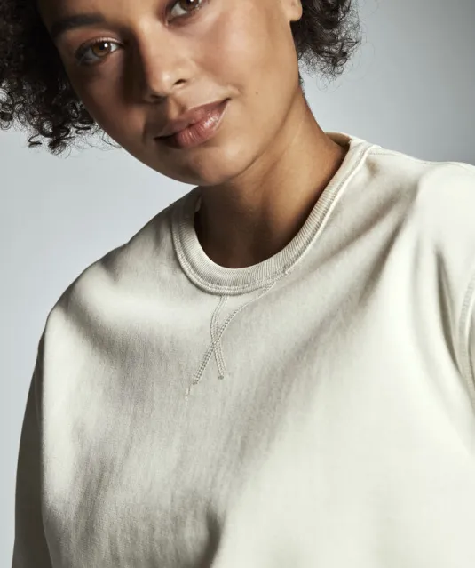 SWEATER CREW NECK UNISEX - GOTS GECERTIFICEERD Ecru
