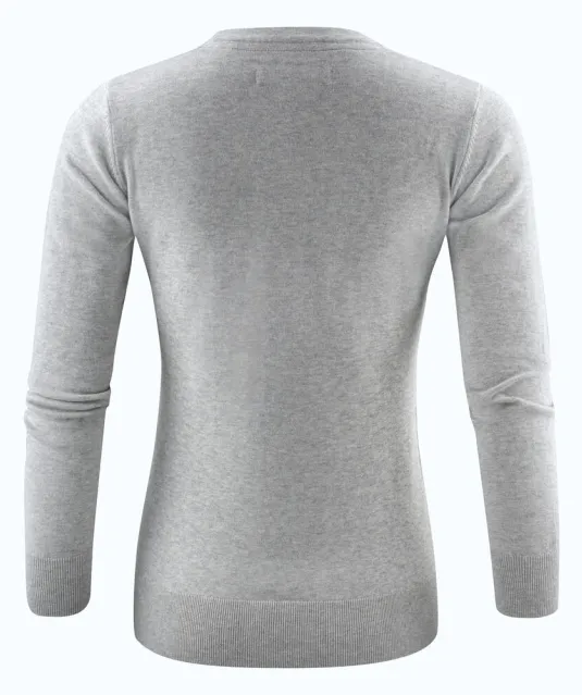 Ashland U Gebreide Sweater Dames Grijs mélée