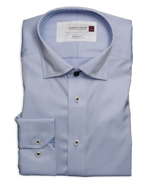 Red Bow 122  Hemd Regular Fit Heren Lichtblauw