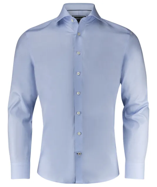 Black Bow 60  Hemd Regular Fit Heren Lichtblauw