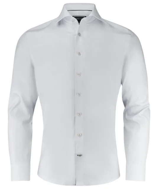 Black Bow 60  Hemd Slim Fit Heren Wit